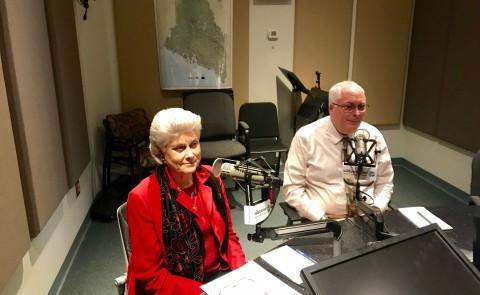 汤姆默兹 and Marilyn Gugliucci were guest panelists on Maine Calling's program on centenarians